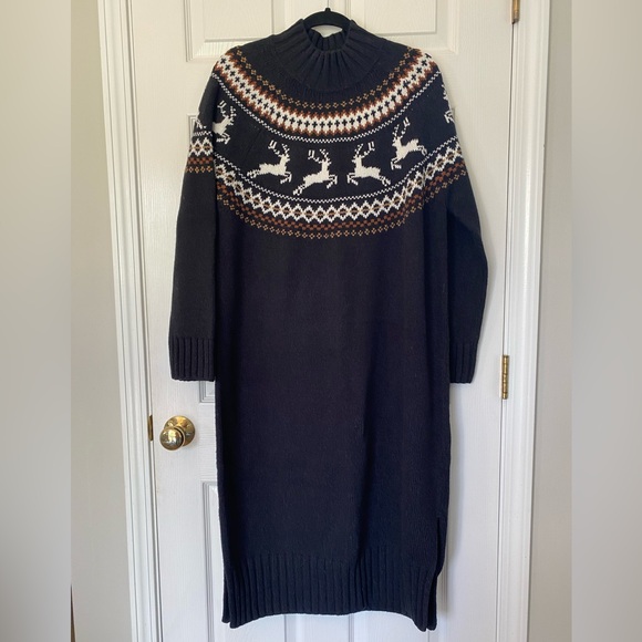 Barbour Kingsbury Sweater Dress // NWT Size 12 - Picture 2 of 6